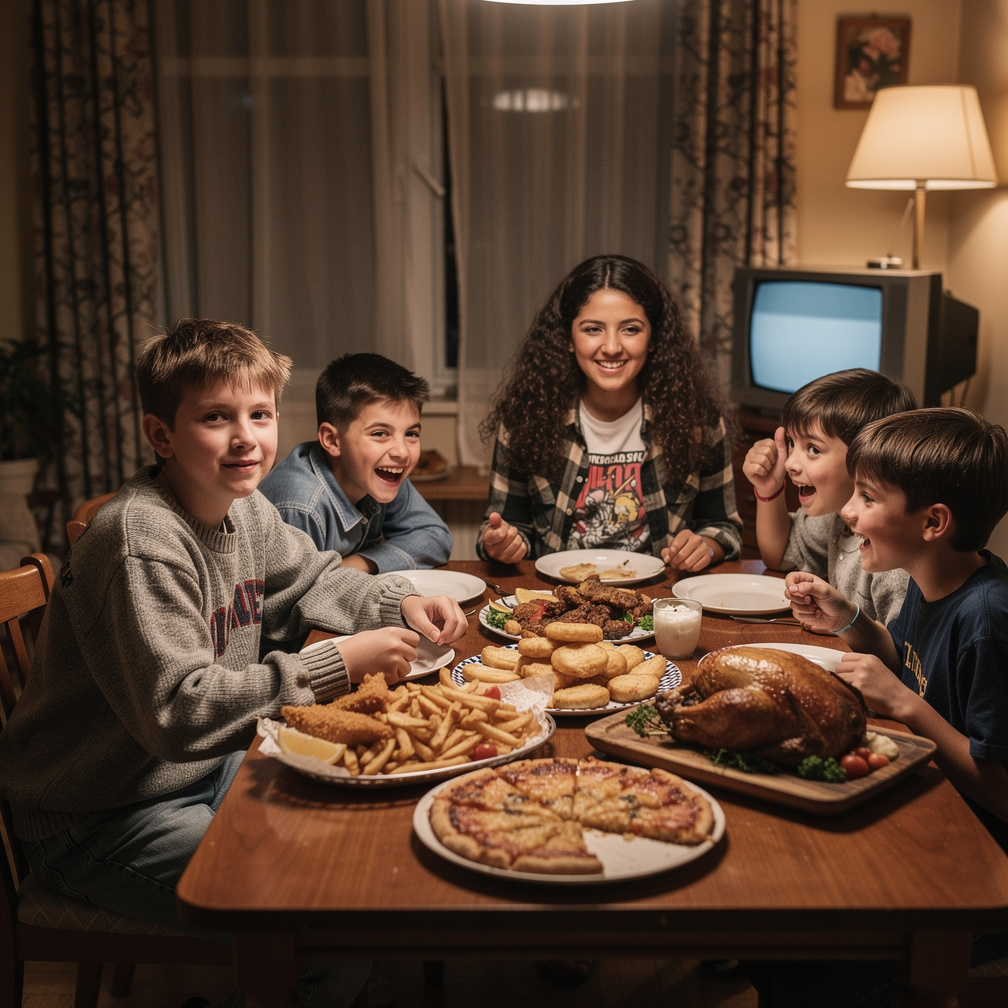 Abuela!!!," exclaimed Alana's little brothers, "dinner is so good, just like Colombian food!