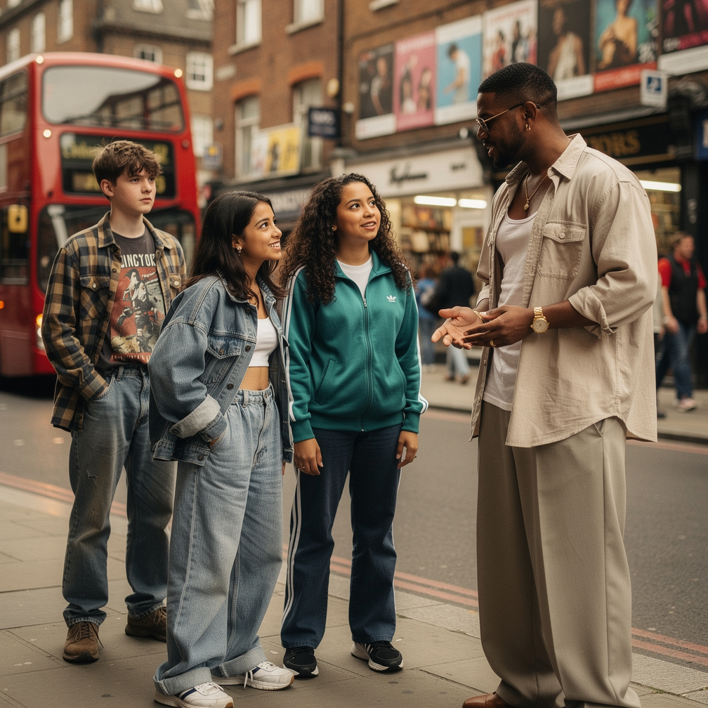 At London The girls Jasmine Paredes and Alana Rodriguez met Famous R&B singer Usher.