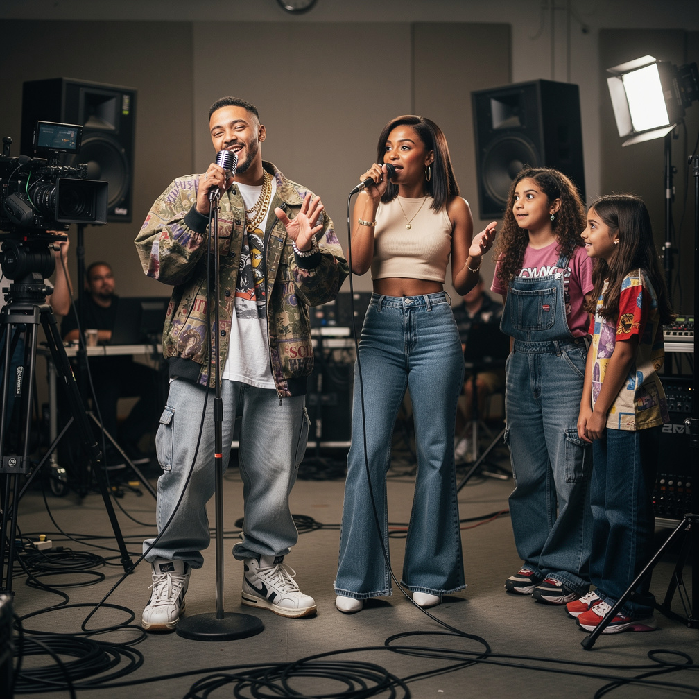 At MTV Is only Adult sometime... but They're on TV Anita's Home hey is rapper 80za on music video with American R&B singer As