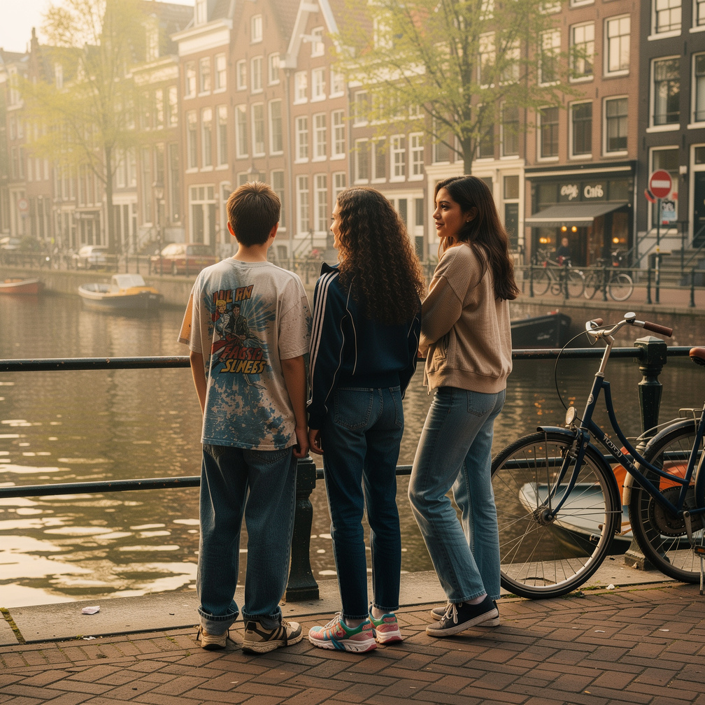 Look! Guys Amsterdam Canal Looks Amazing Oh my Gosh!! Jasmine Paredes.