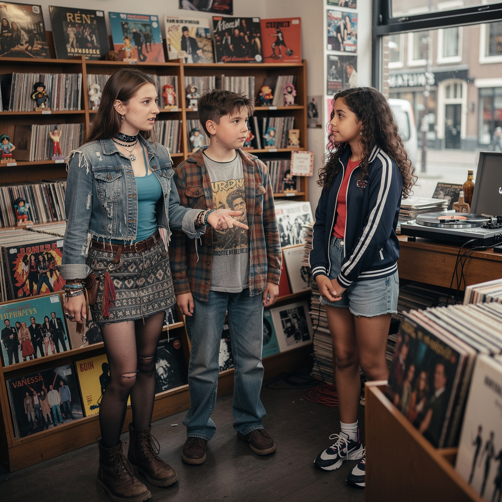 Ouch!!! I'm sorry are you okay Told Alana yeah Said the girl Wears Inspired Mimi Outfits of the rent Musical her named Vaness