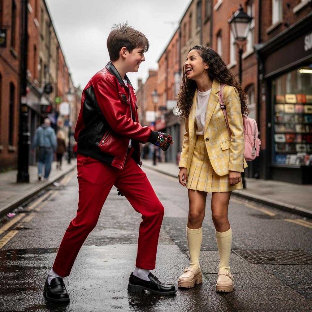Matthew O'Conner Wears Inspired by Michael Jackson Thriller alana Rodriguez Wears inspired by Clueless Starts Laughing at Him