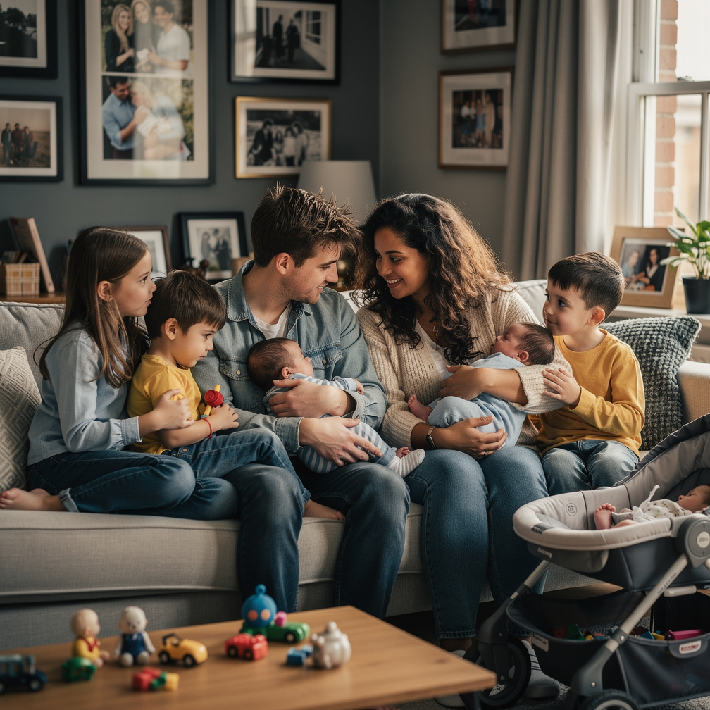 They're now older in 2026 with 6 children and Birth twins Baby boy and girl