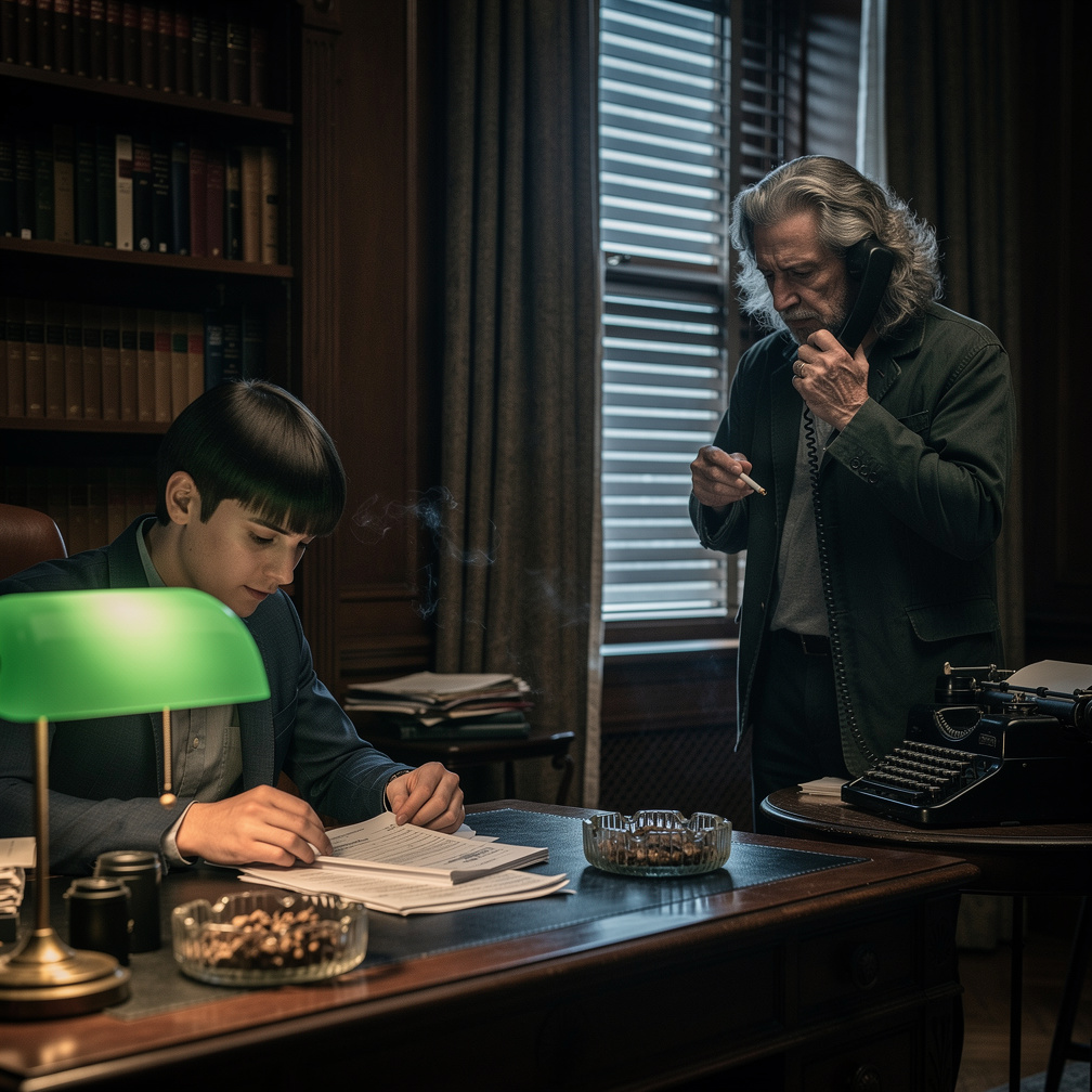 Hayes, terrified of reprisals to his persona and family, makes a call to his Langley contact that provided the documents. In 