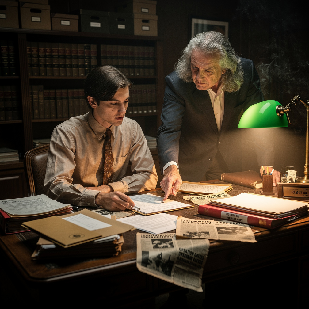 In the middle of the night, with legal documents before them, Singer and Hayes craft a legal jujutsu move to force the United