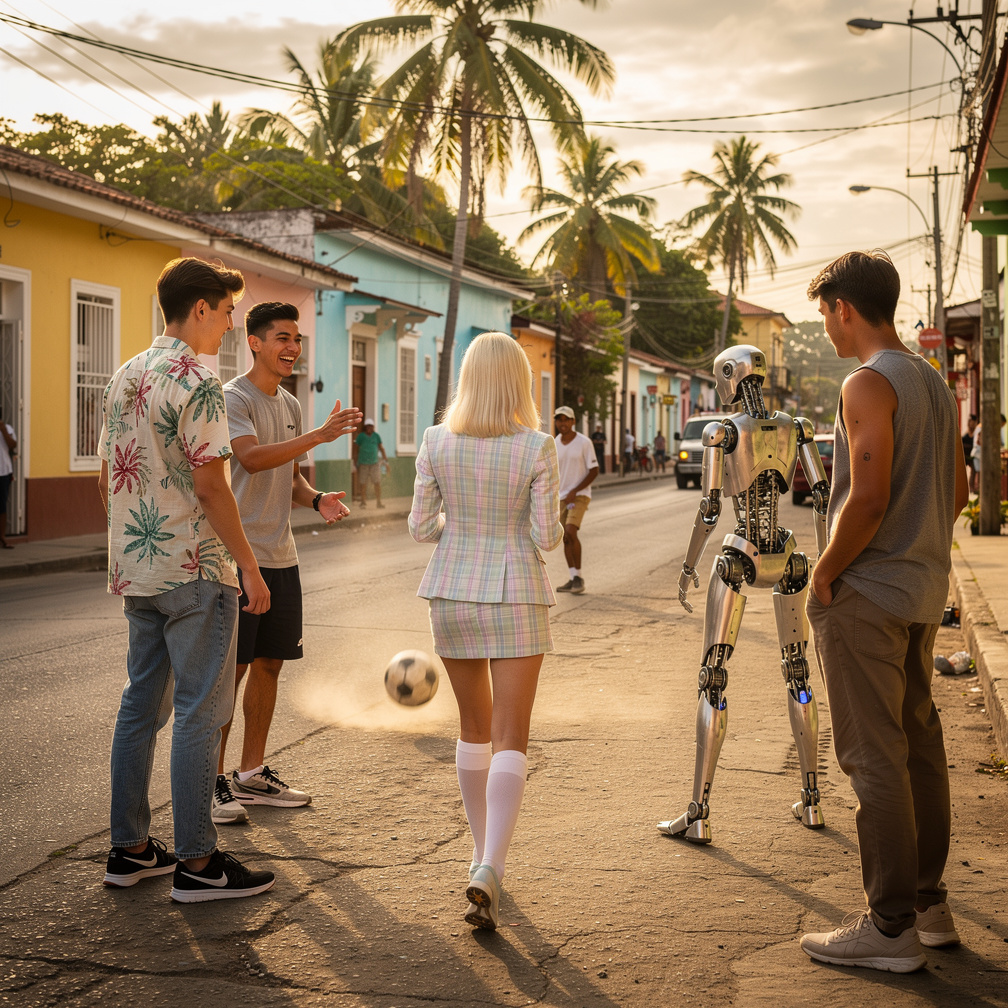 Is so nice is here in Nicaragua GUYS!!! Said Jason Hunter and Matthew O'connor from Bristol The guys Playing Street Football.
