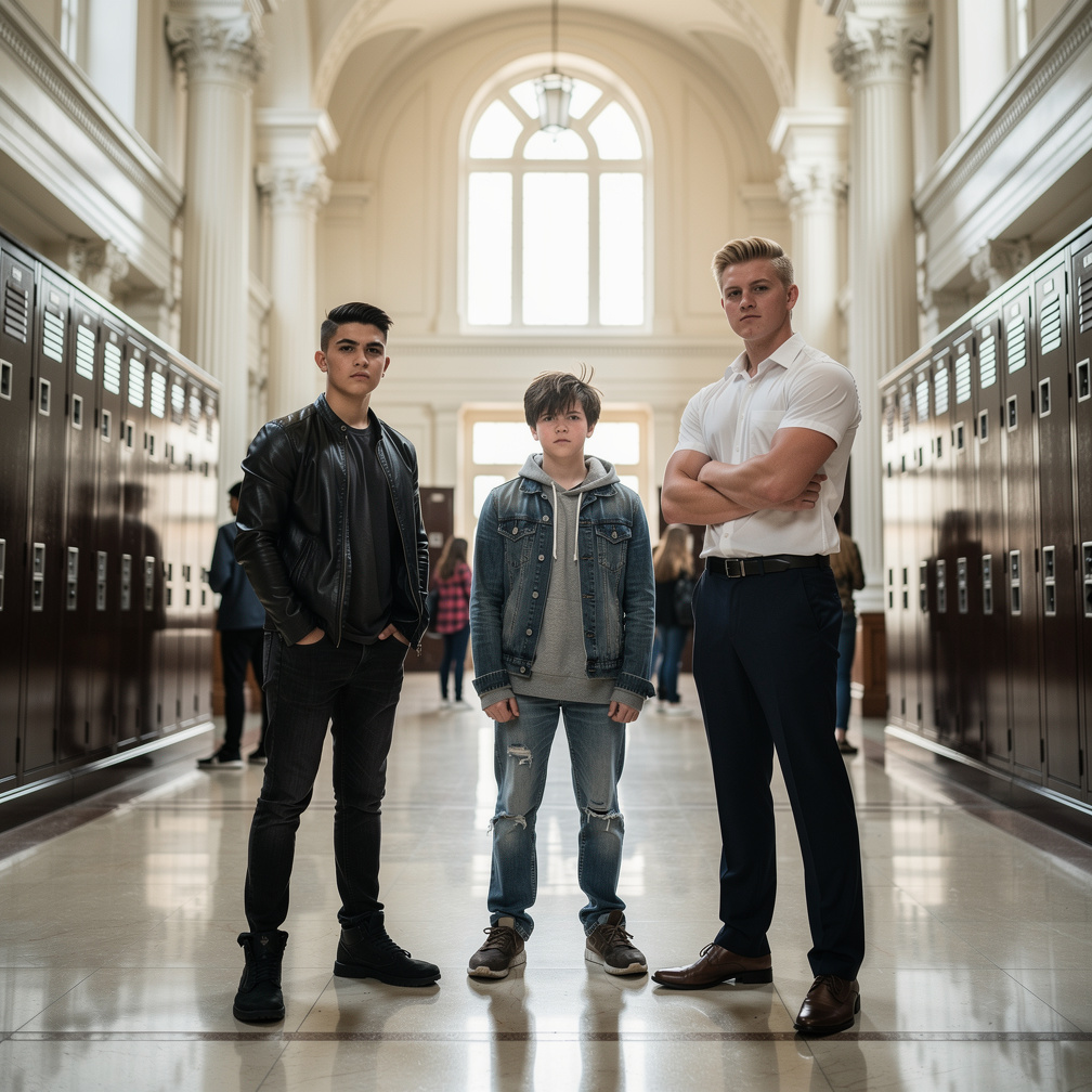 تخيل لو: تخيلي لو كنتِ في مدرسة أغنياء و أنتِ فقير و في فرقة اسمها bad boys و هنّ المتنمرين.