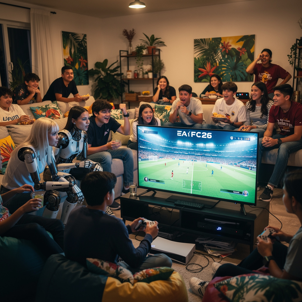 Emma Kimberworth And R.J Jones and Robbie Li Plays EA FC 26 With Real PS5 the Guys and Girls at Guatemala watching too a lot 