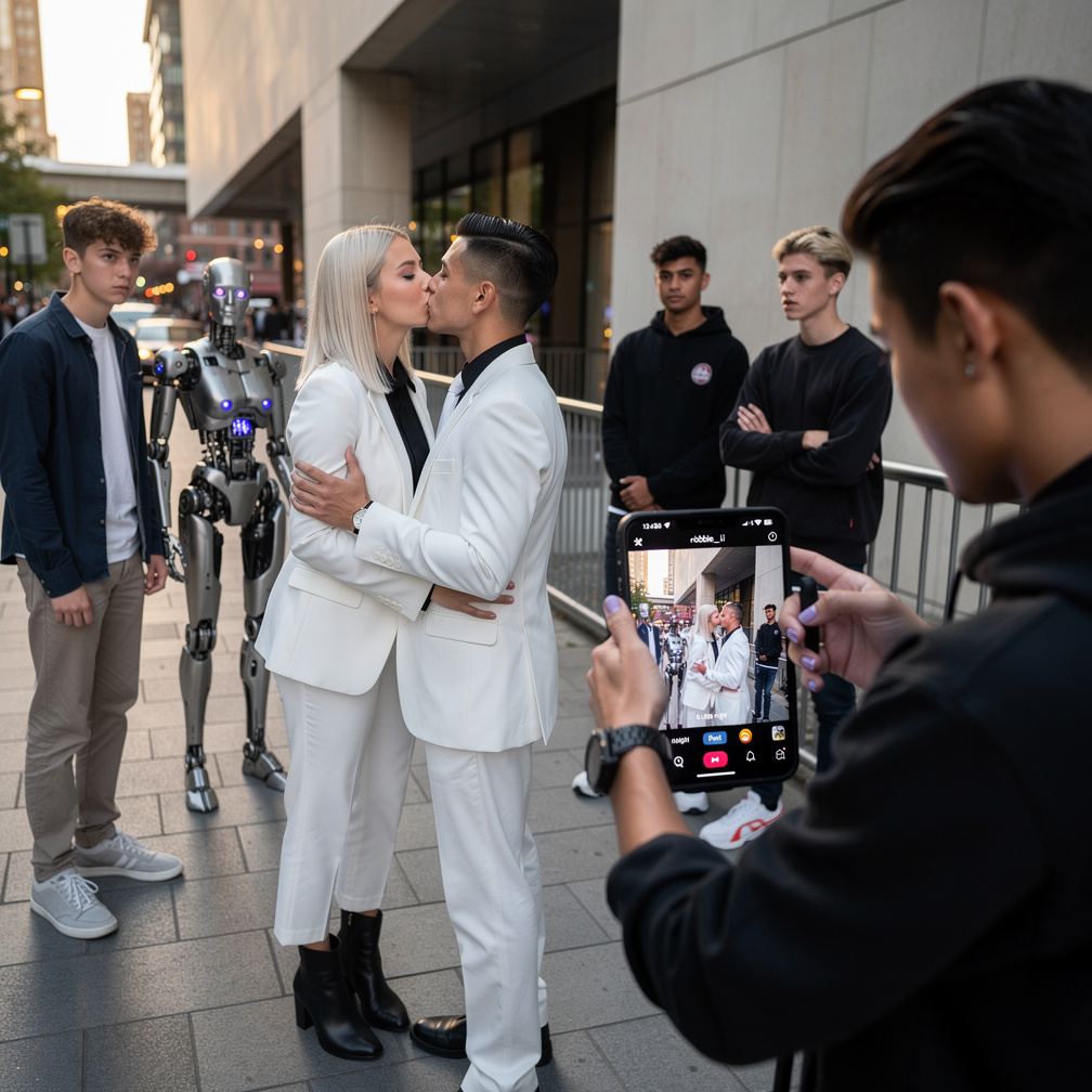 What they're Kissing  Robbie Li watches Emma Kimberworth Wears Inspired by Destiny's Child Outfits pink Bootylicious and R.J 