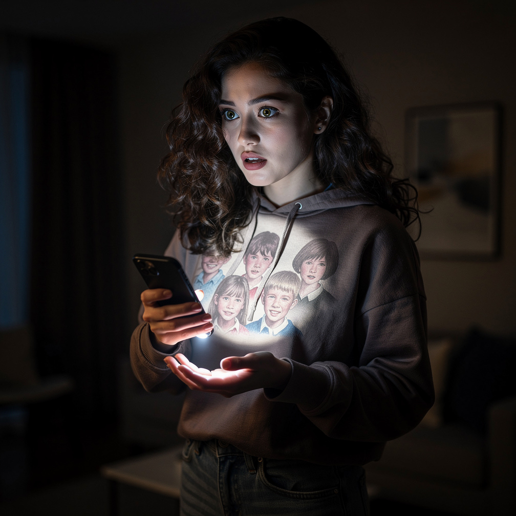 She Turns Phone Flashlight on Her Hand With No Jamie And Finds Missing 3 Boys and 2 Girls.