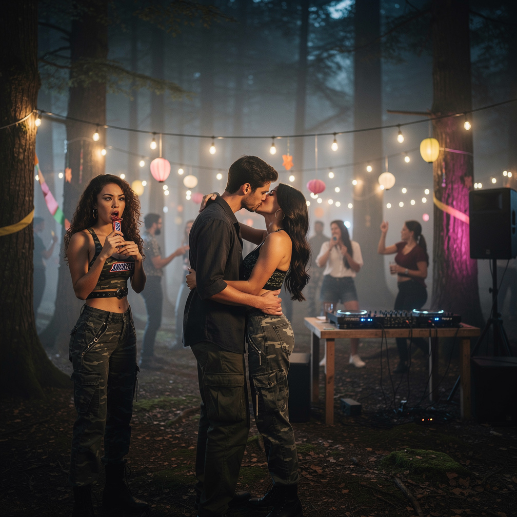 Nova Perea And Leo Salvin are Kissing at the Party Dark Forest Mia Ji Wears Inspired by Destiny's Child Survivor Watches Thos