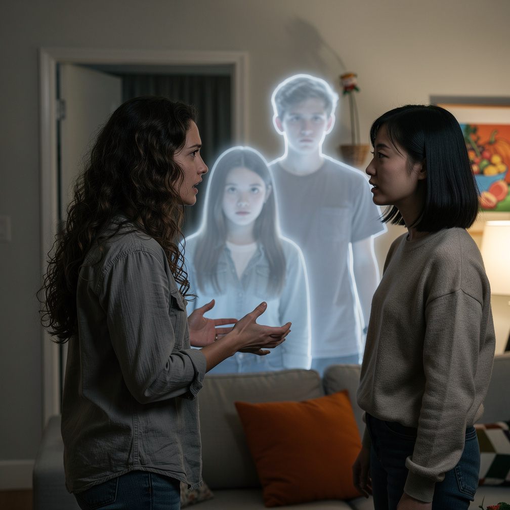 Mia Ji: Tells Those Two teens are ghost She Asks Her Stephanie Fujita buying Pumpkin soup.