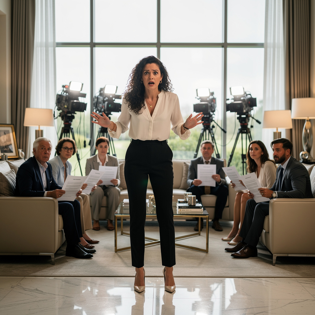 Nade's family receives mysterious interview requests, unaware of her true wealth, as Nade frantically tries to silence them.