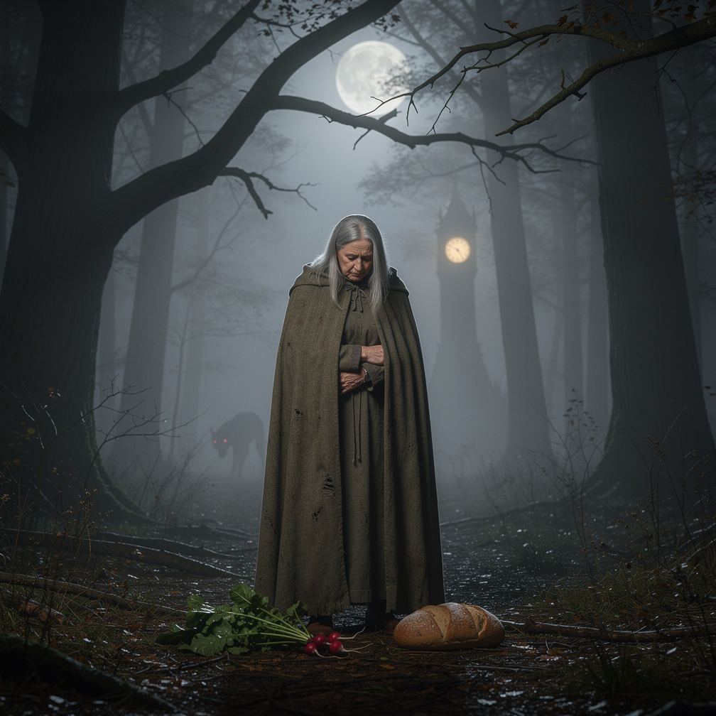 midnight, and a low growl echoed through the forest.