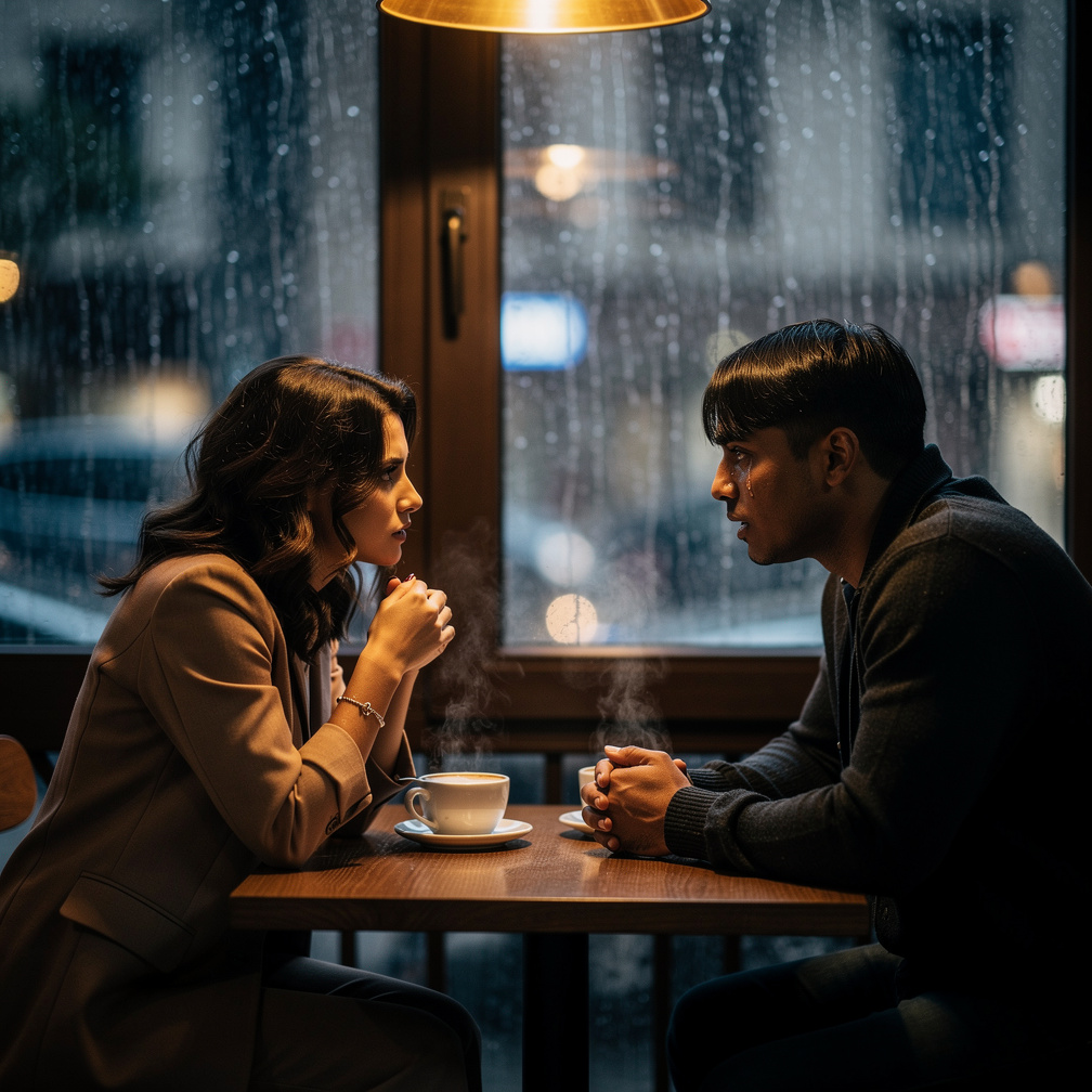 But their love was short-lived, his partner had passed away. Damian's eyes welled up with tears again.