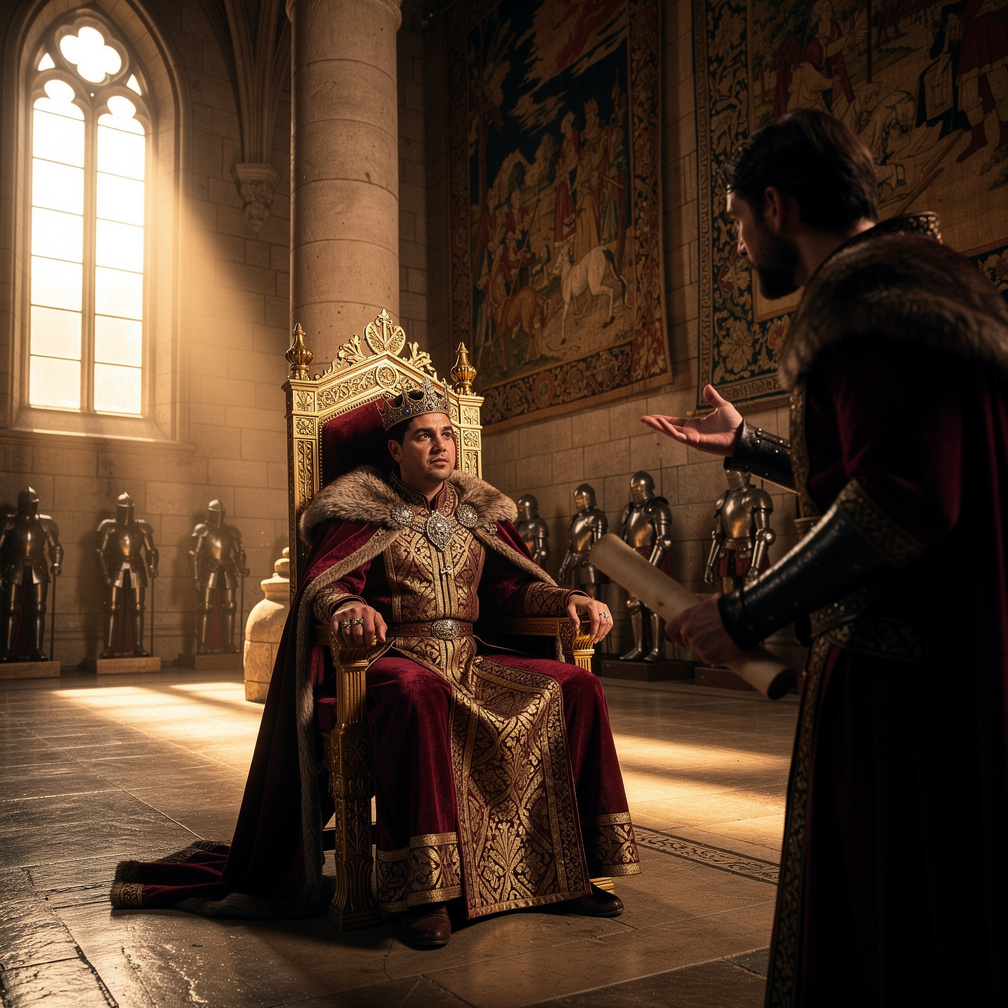 My advisor warns me of growing unrest in the towns, lords seeking more autonomy.