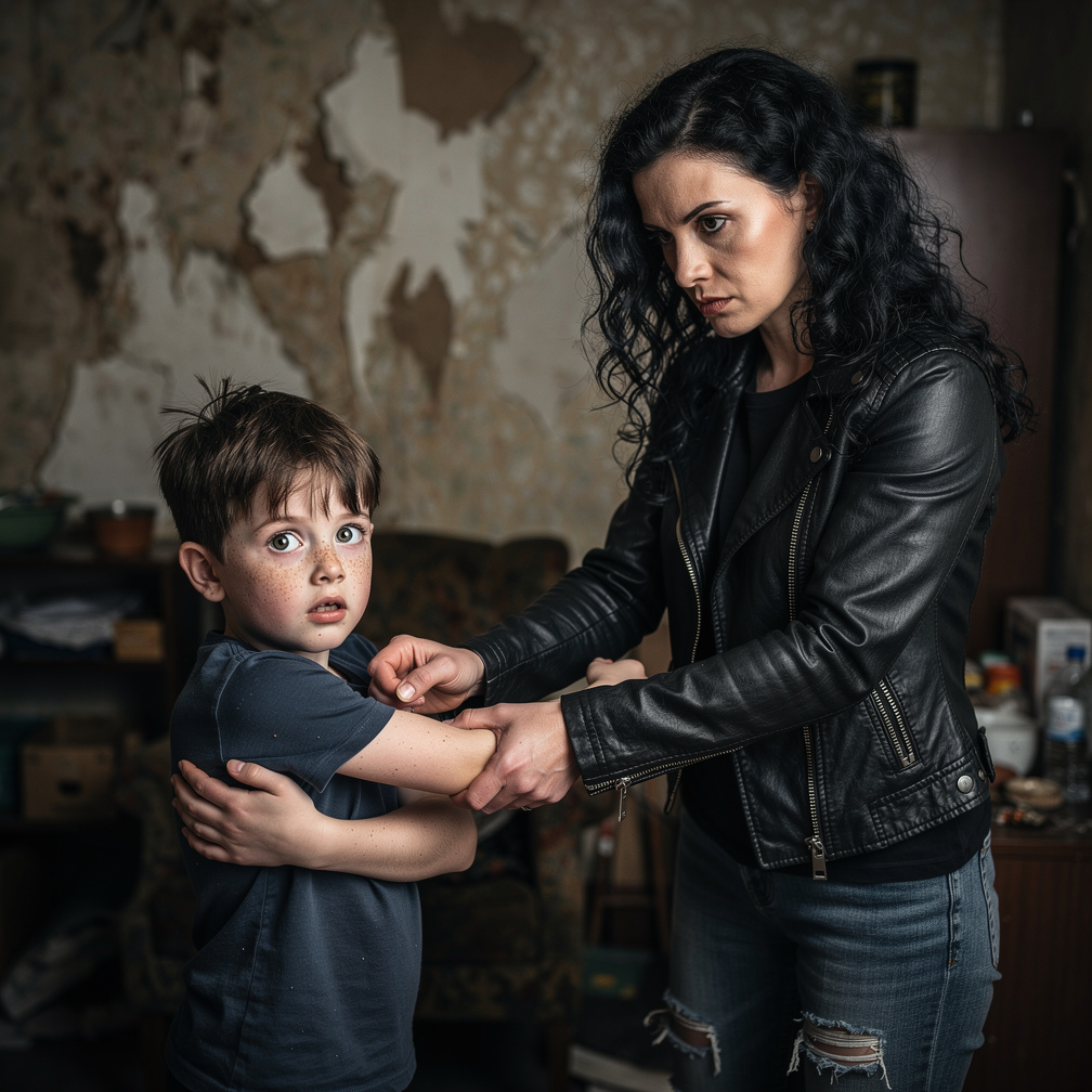 He tried to escape her wrath, but she caught him, her cold fingers wrapping around his wrist.