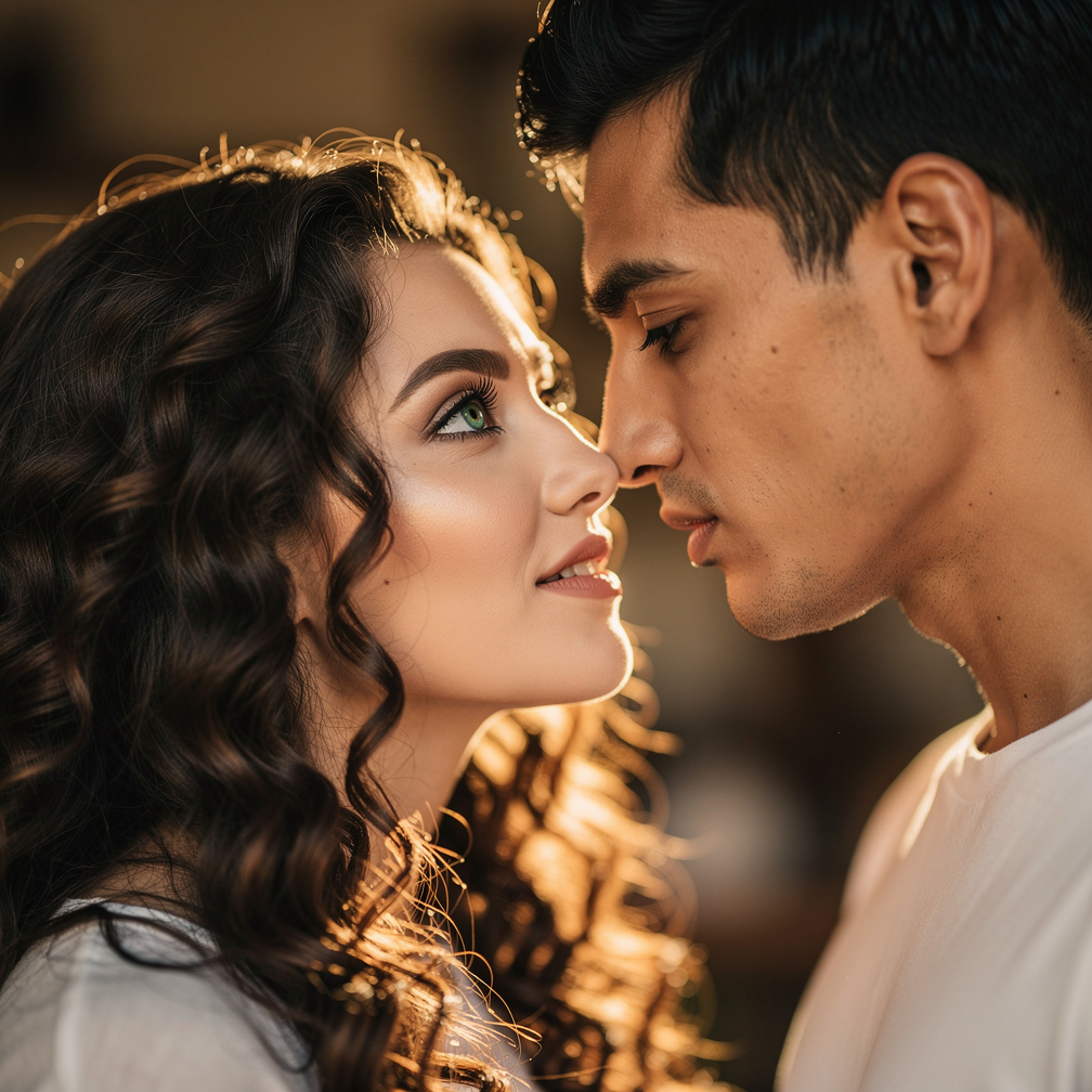 Lips parted, eyes locked, the world around them melted away.