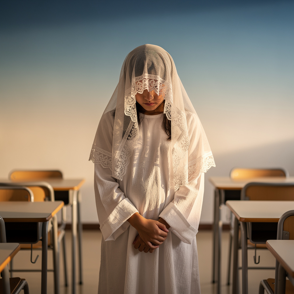 تشعر بالخجل عندما يلتمسها أحد الزملاء في المدرسة لمناقشة موضوع الرياضيات