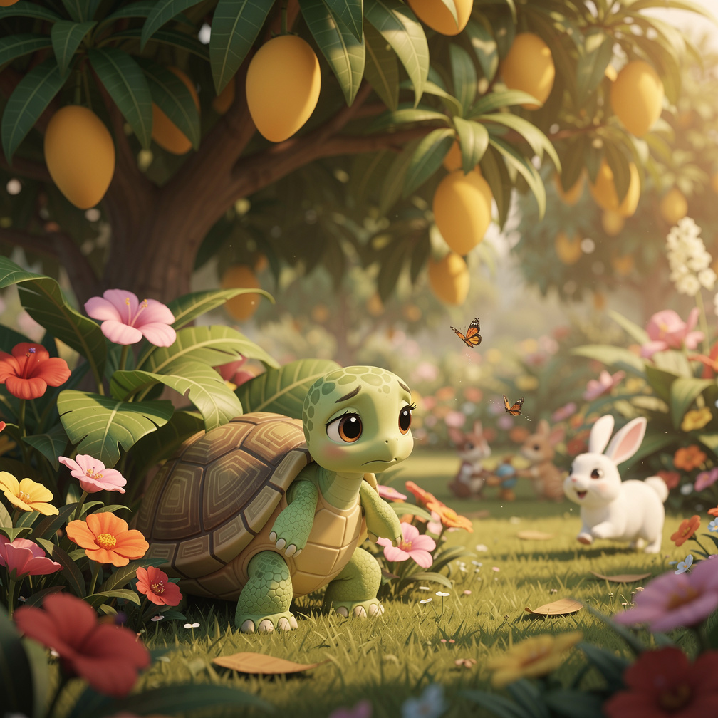 seem to have exciting adventures while she stays behind, watching from her shell.