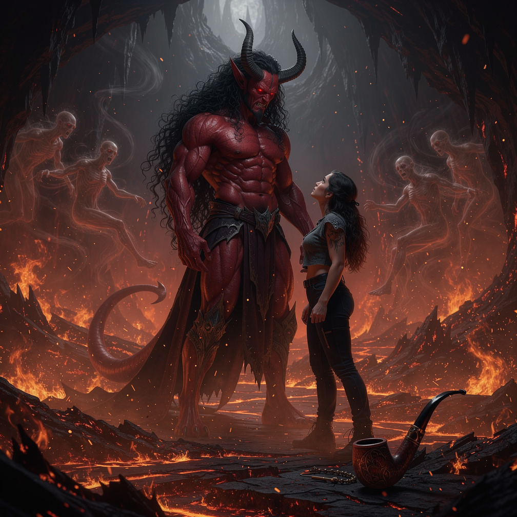 María: Nunca seré tu esposa, Satanas, prefiero la muerte.