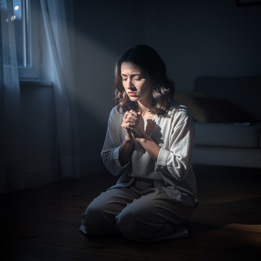 De repente, uma brisa suave entrou pela janela, trazendo consolo e um raio de luz. Clara sentiu um conforto inesperado.