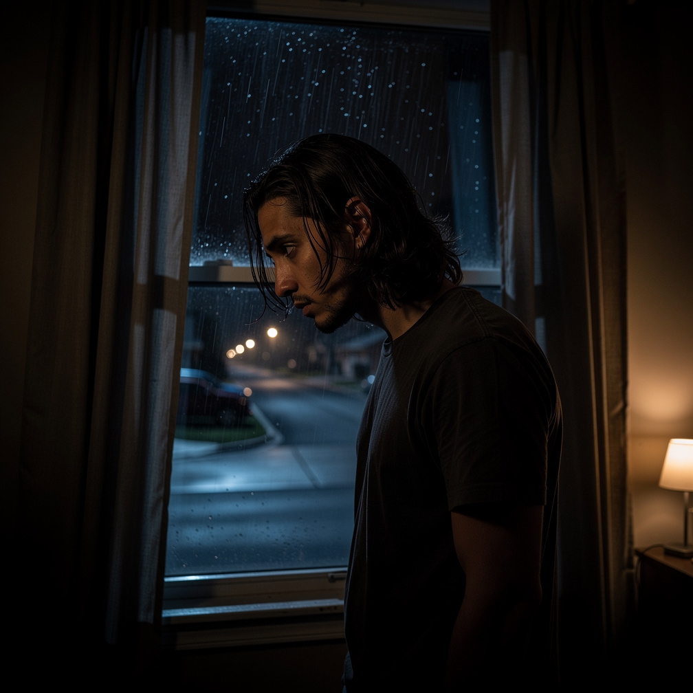 The silence is suffocating, and I feel an urge to peek outside.
