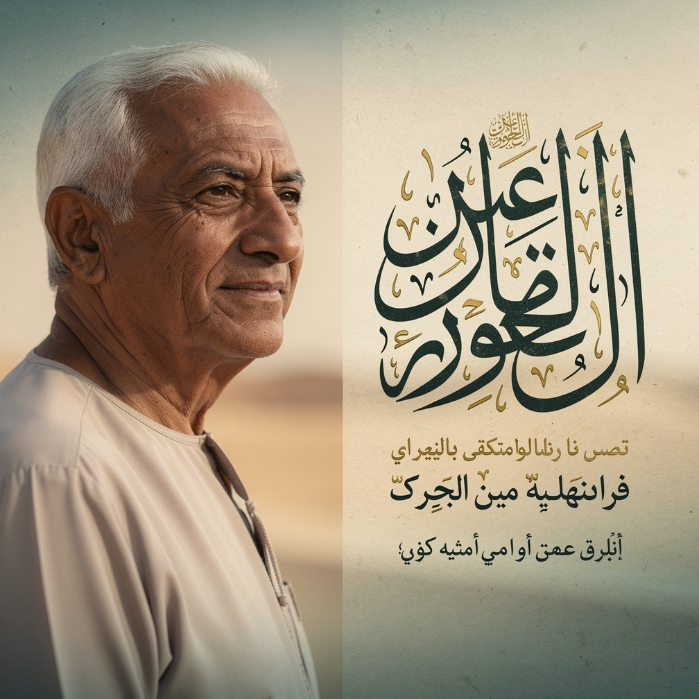 صمم الفريق الفني الصورة باحترافية عالية وجاءت النتيجة رائعة مع خط الثلث المزخرف الذي يزين القصة.