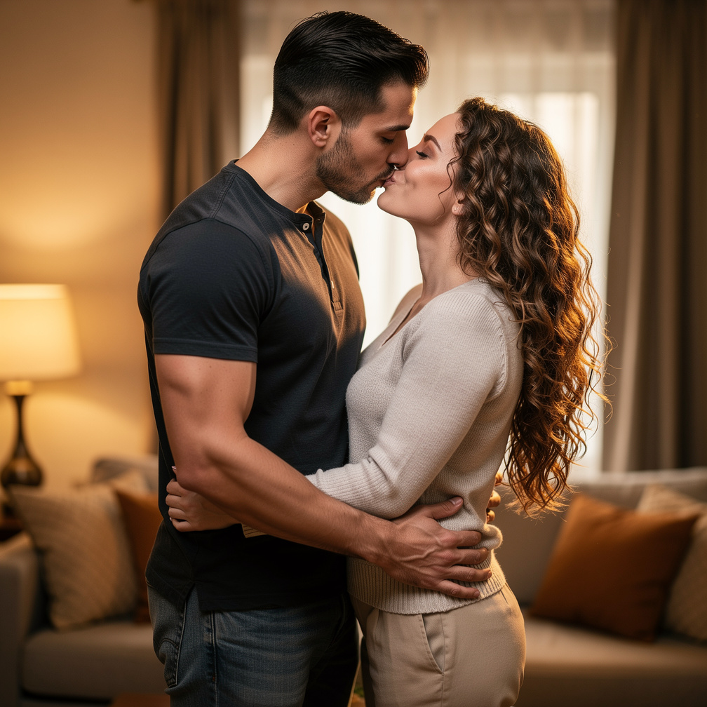 Their lips moved in sync, passion igniting between them.