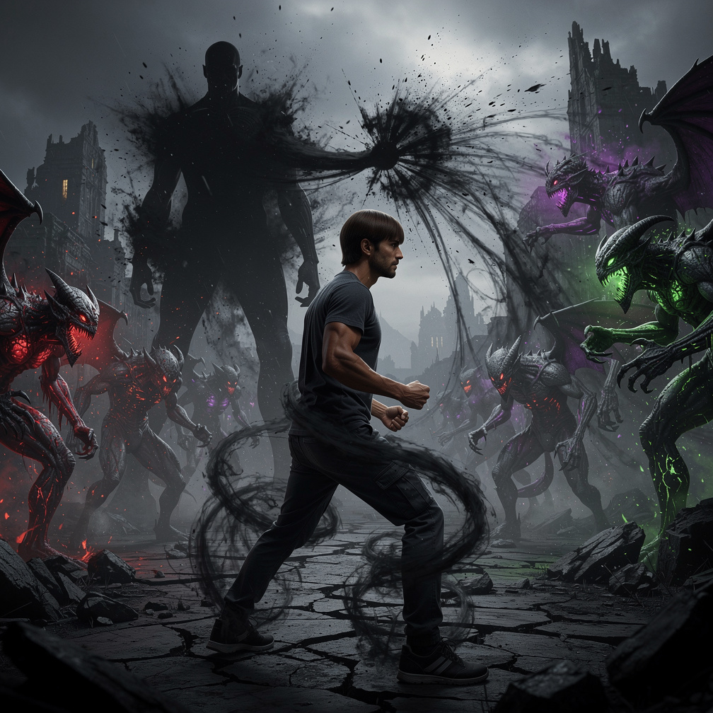Naze's dark energy spread, summoning lesser demons to hunt the special human.