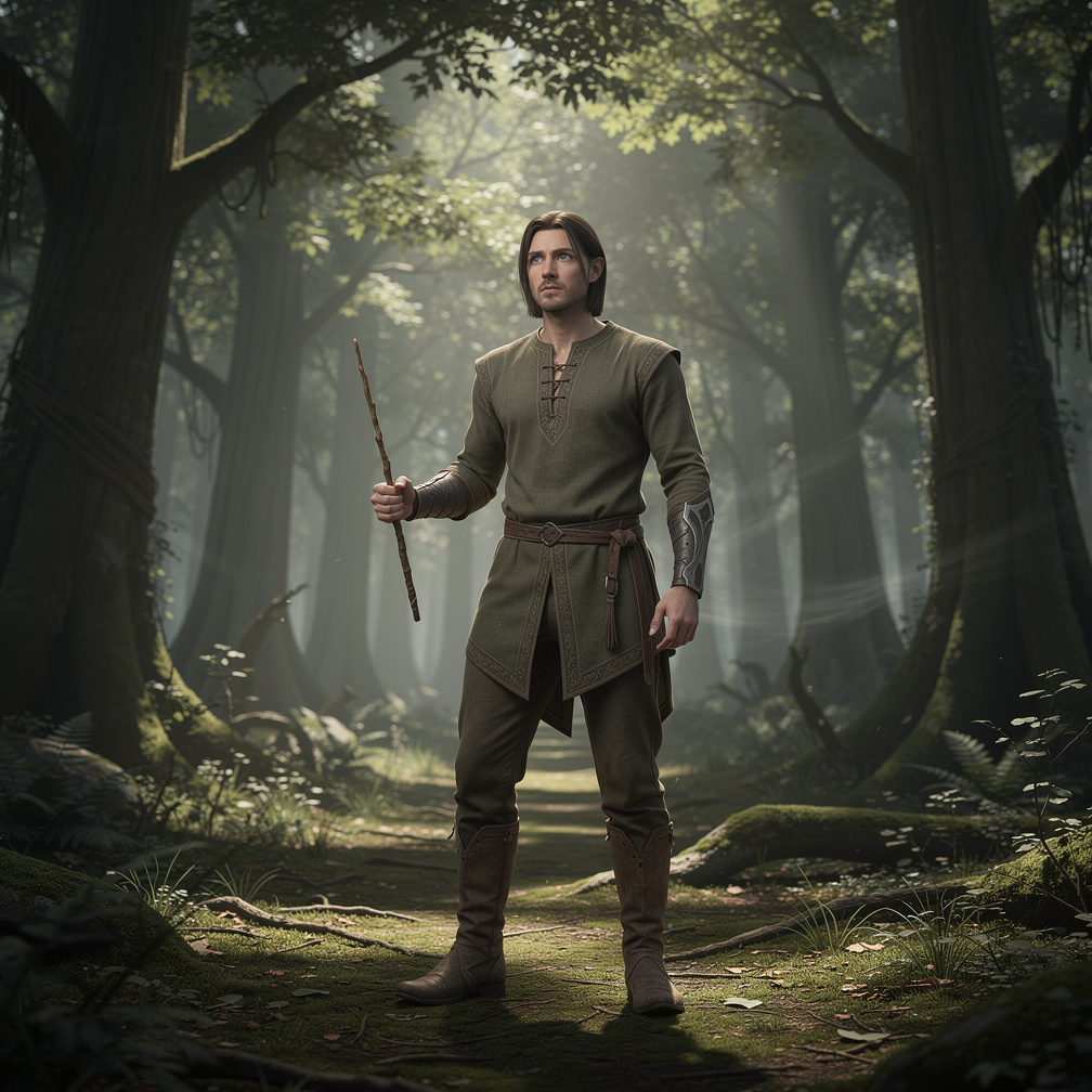 I found myself in a dense forest, a wand in my hand, with no memory of my past life, except a name: Eryndor.
