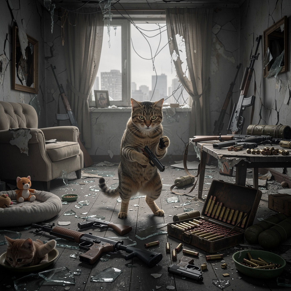 Mary finds guns in a nearby house and begins to plot her revenge against humans.