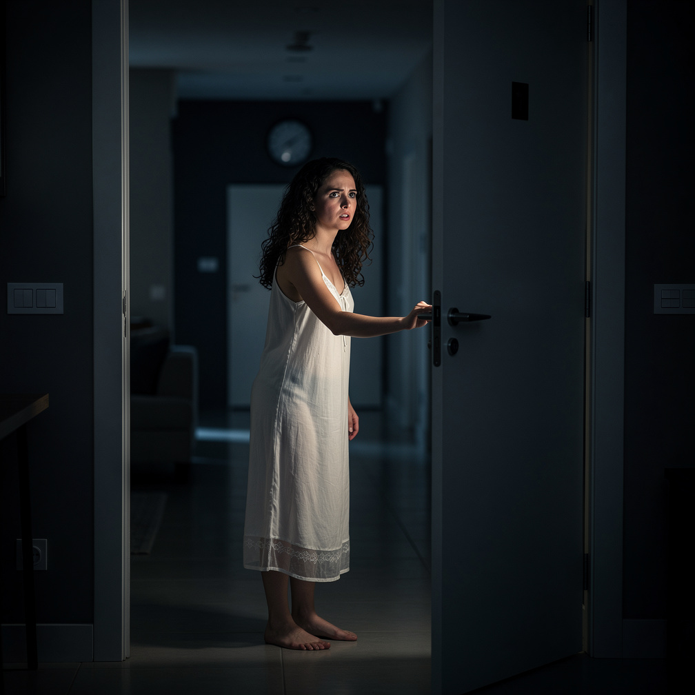 Tonight, I decided to wait and observe, leaving the door slightly ajar, hoping to catch a glimpse of the mysterious knocker.