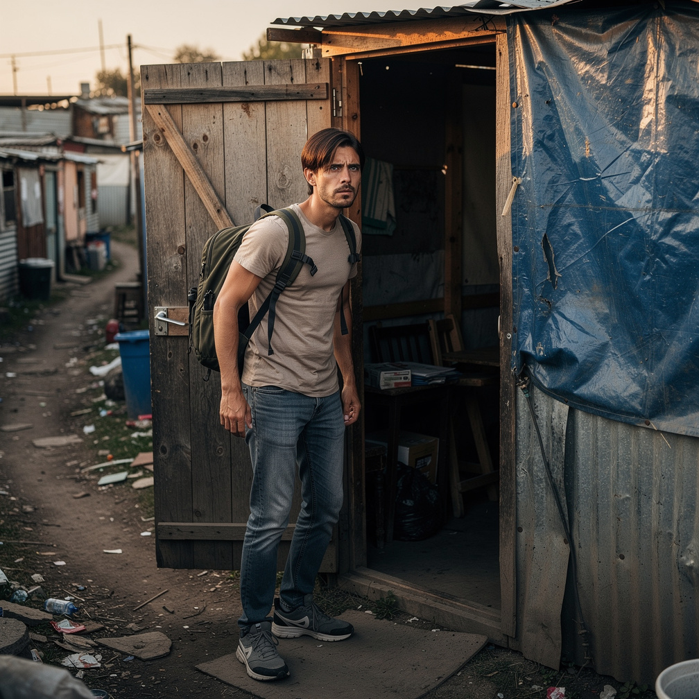 The journalist packs his bags, determined to uncover the shack's secret, and moves in, despite warnings from the settlement's