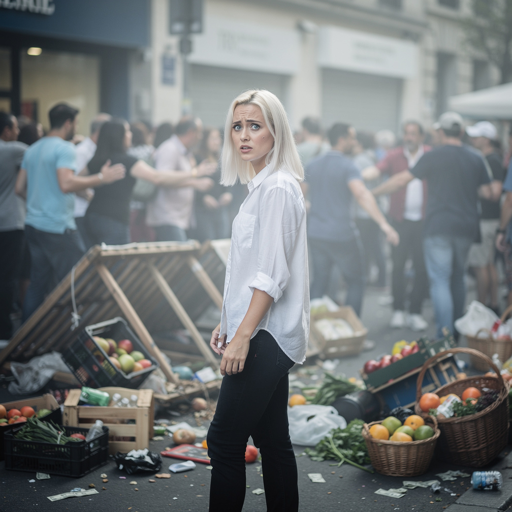 People began to realize this, letting go of their wallets, walking free, but chaos erupted as society struggled to redefine v