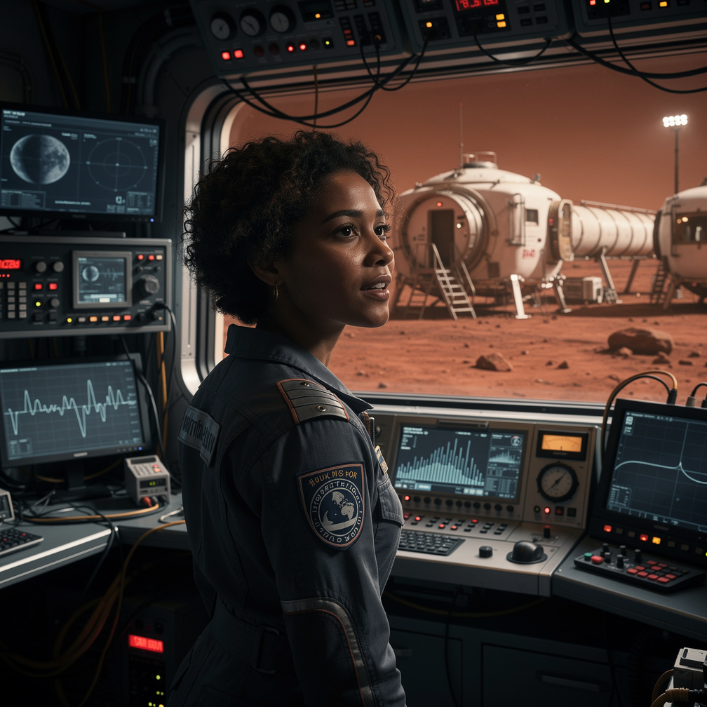 Astra receives a transmission from Earth, sparking hope and tension among Martians.