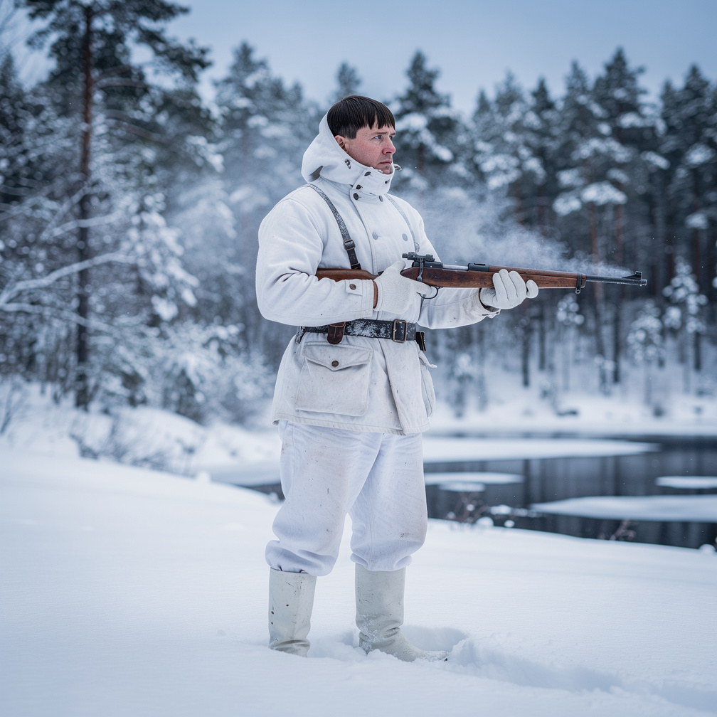 Simo Hayha's exceptional marksmanship earned him the nickname White Death among Soviet soldiers.