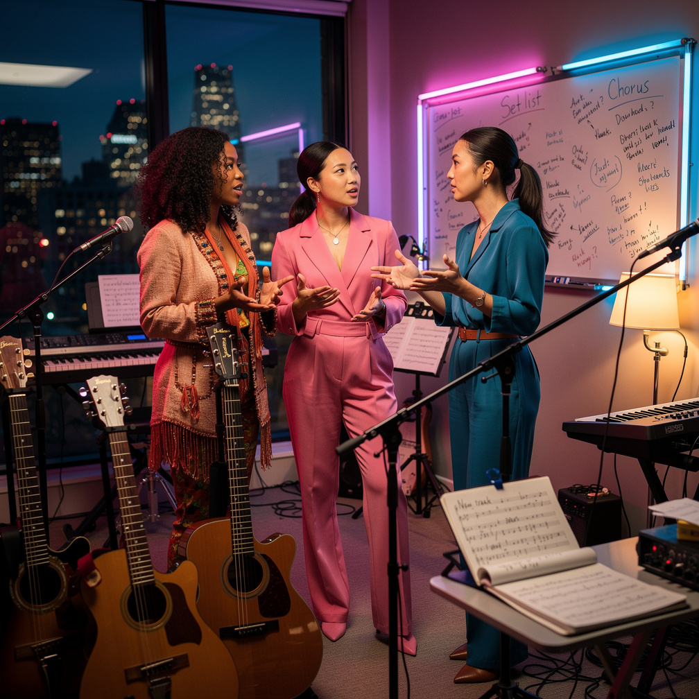 Jhene Kim and her friends, Maya and Lena, formed The ICU, aiming to conquer New York's music scene.