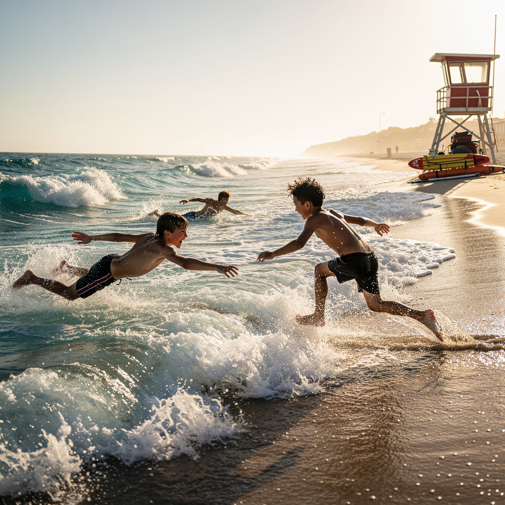One day a strong riptide pulls a swimmer underwater, Leo and Diego jump in to rescue.