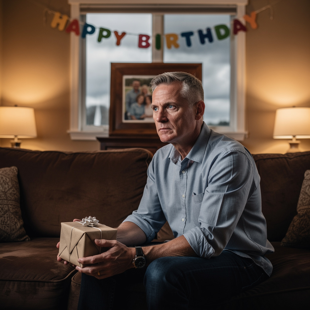 Your son's birthday loomed, a bitter reminder of the war that now called you away.