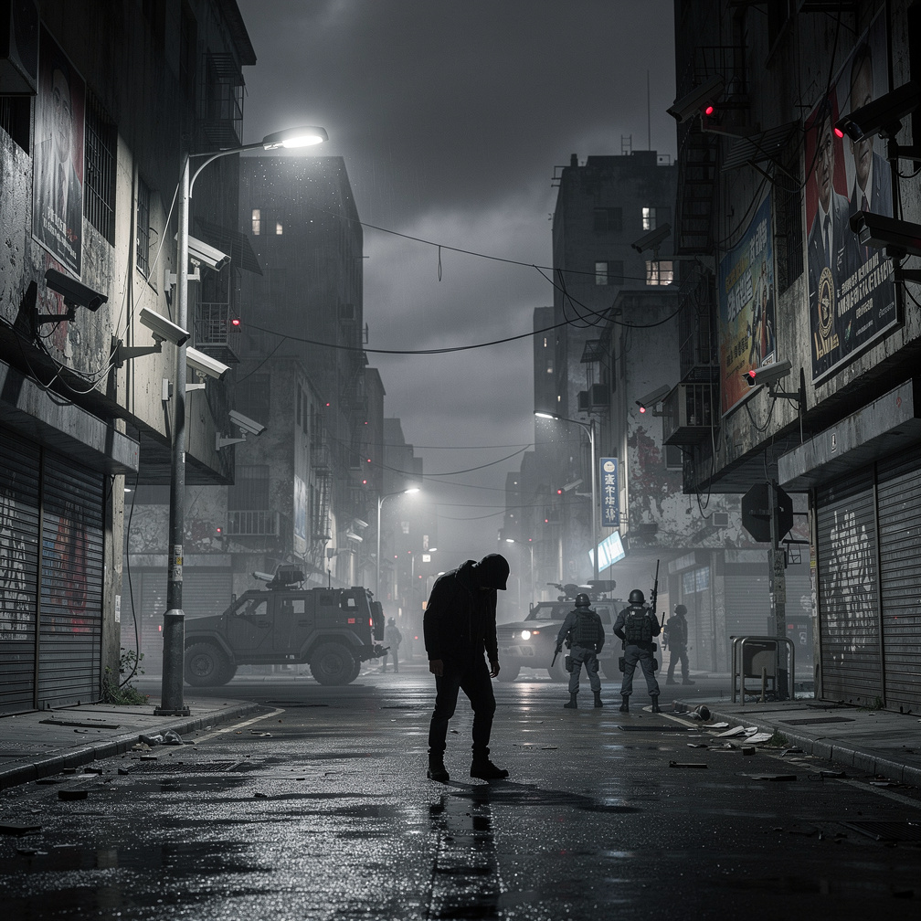 Citizens stumbled through days, exhausted, as enforcement squads patrolled the streets.