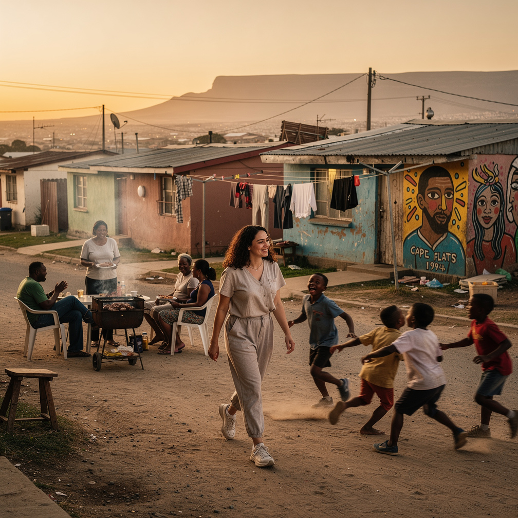 Children played freely again, laughter echoing through streets, as families gathered for braais, without fear of violence or