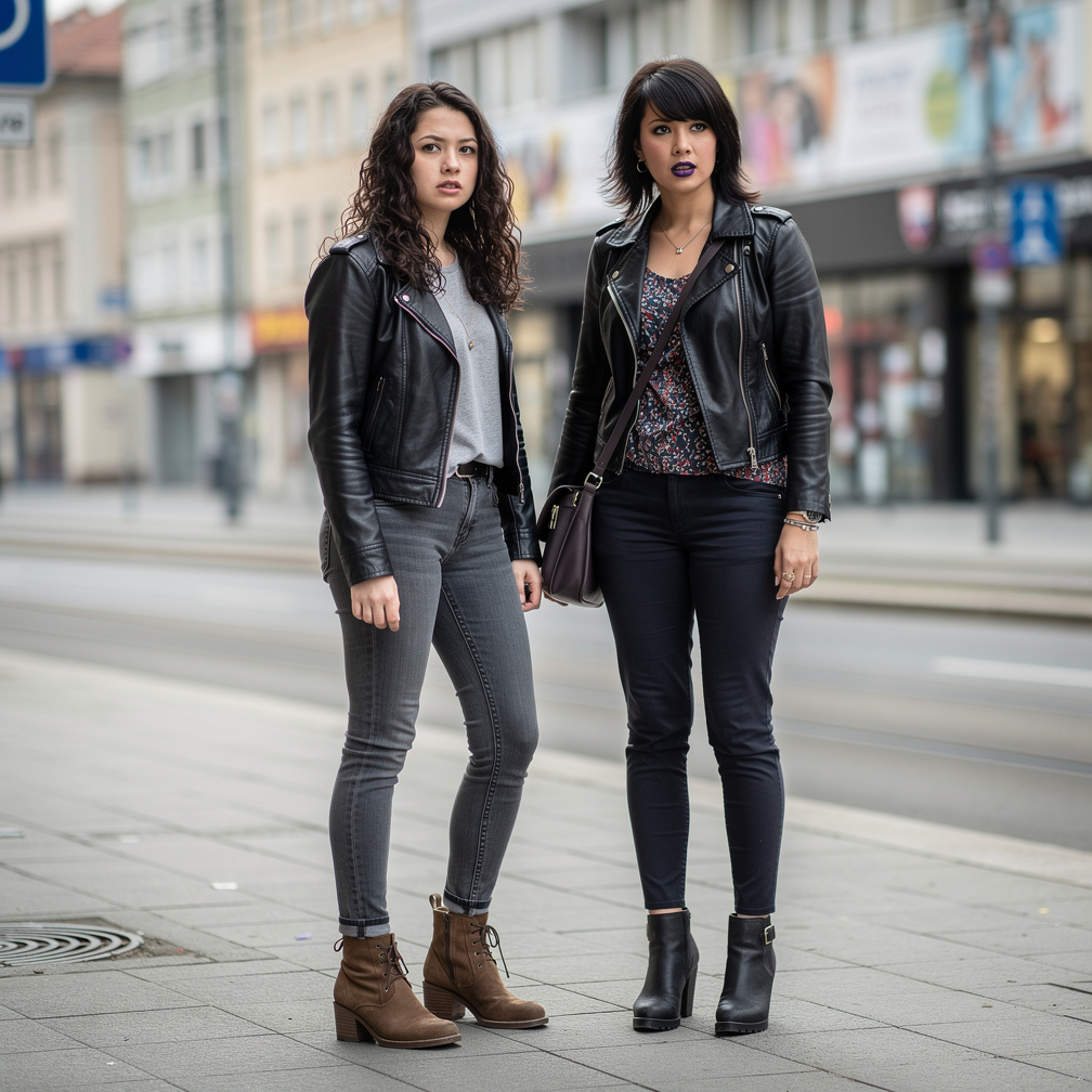 Slovakia 2011 Stephanie Fujita and Mia Ji Wears Inspired by Early 2010s With Makeup and 10s Hairstyles Urban Look and Dark Pu