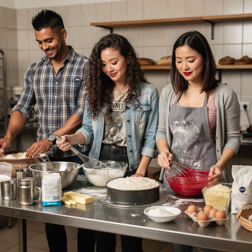 Let's Make Coconut Cake Filled with Red Velvet Stephanie Fujita and Mia Ji Wears Inspired by Early 2010s Slovakia 🇸🇰 2011.
