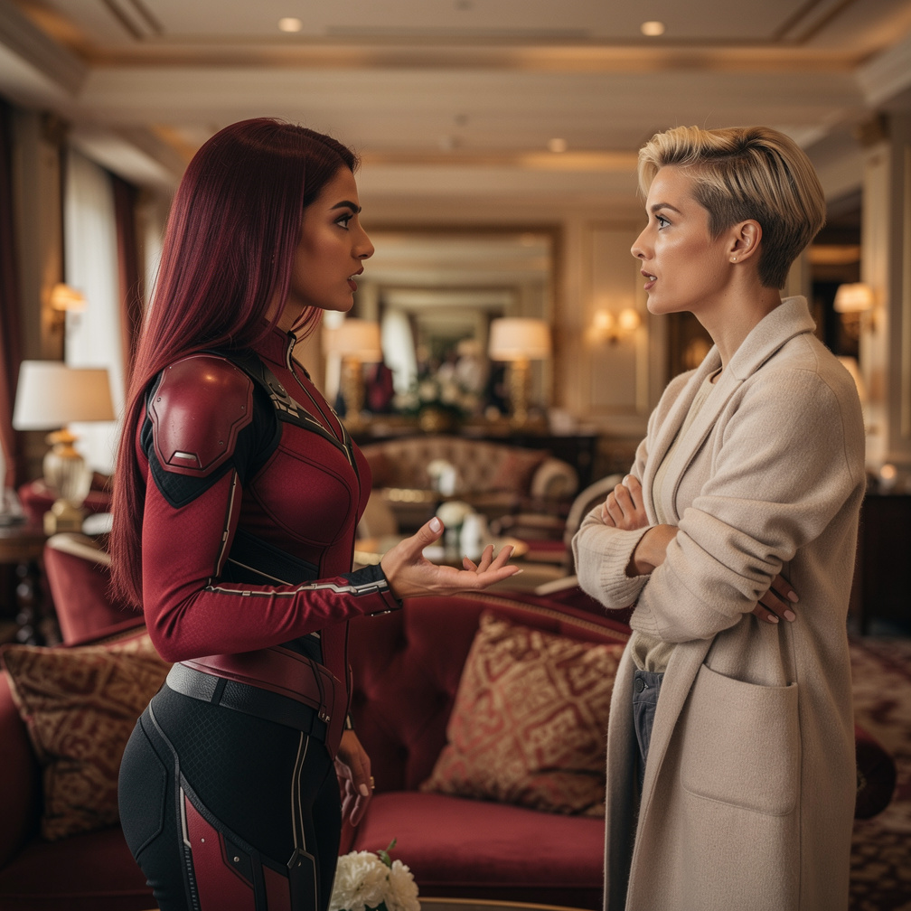 Enter Victoria Chase the same queen bee in every timeline same blonde pixie cut in cashmere that is always hiding her venom. 
