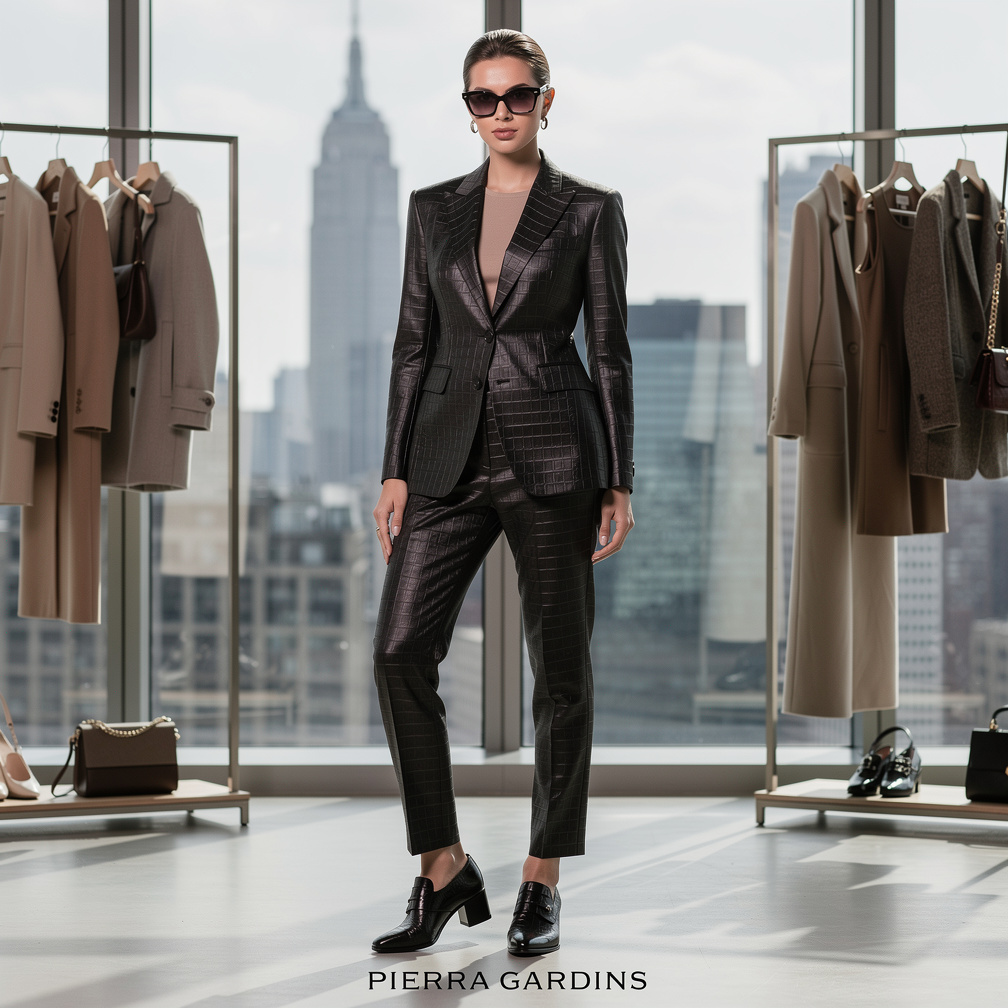 Imagine if: I am a top model.wearing pierra Gardins cloth,crocodille shoes,rayban spectical