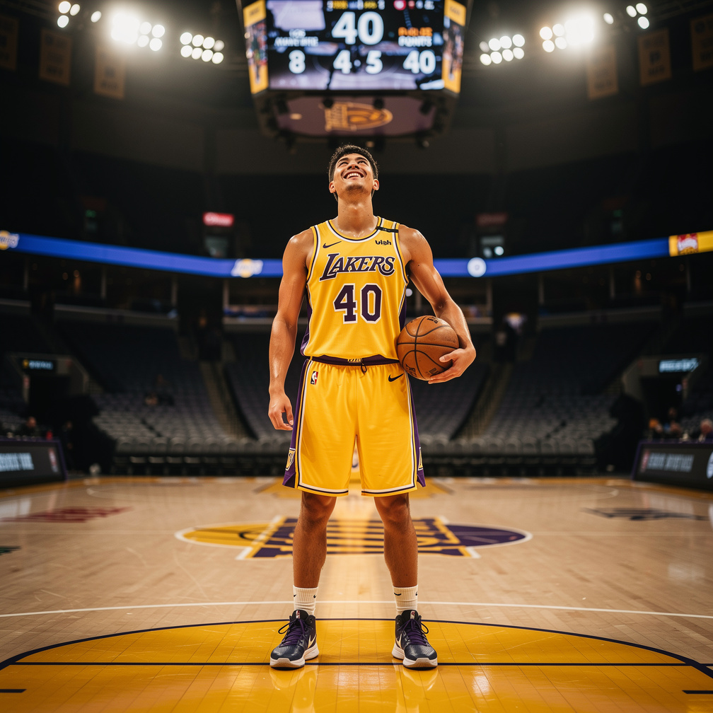 He does his 2nd game and gets 40 points.