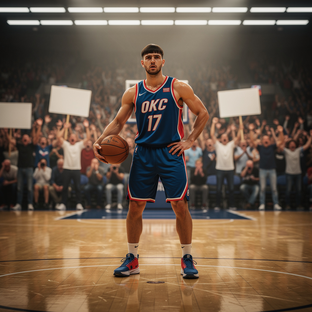Next day later  he plays next game and fake foul again 68 points people hold up signs