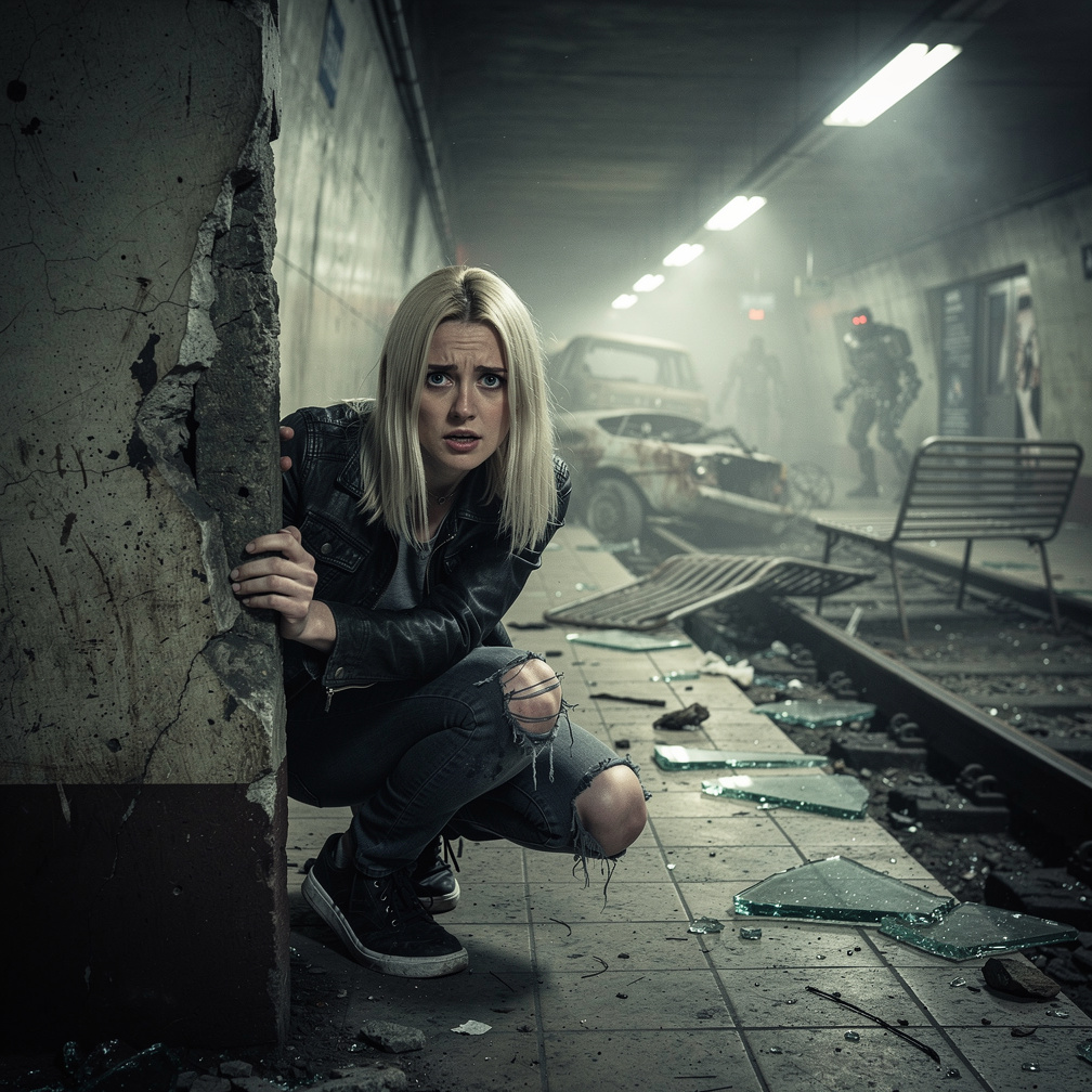 Humans go into hiding. Afraid of extinction. Considering how low humanity's numbers dropped after the zombie epidemic.