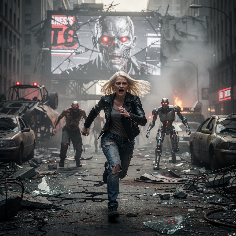 Panic spreads as zombies evolve, becoming faster and stronger.